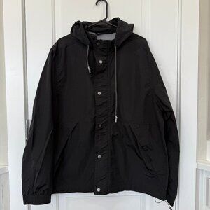 Goodfellow & Co Men’s Water-Resistant Hooded Jacket – Black – Size L